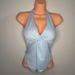 Unbranded Women's Blue Crop-top